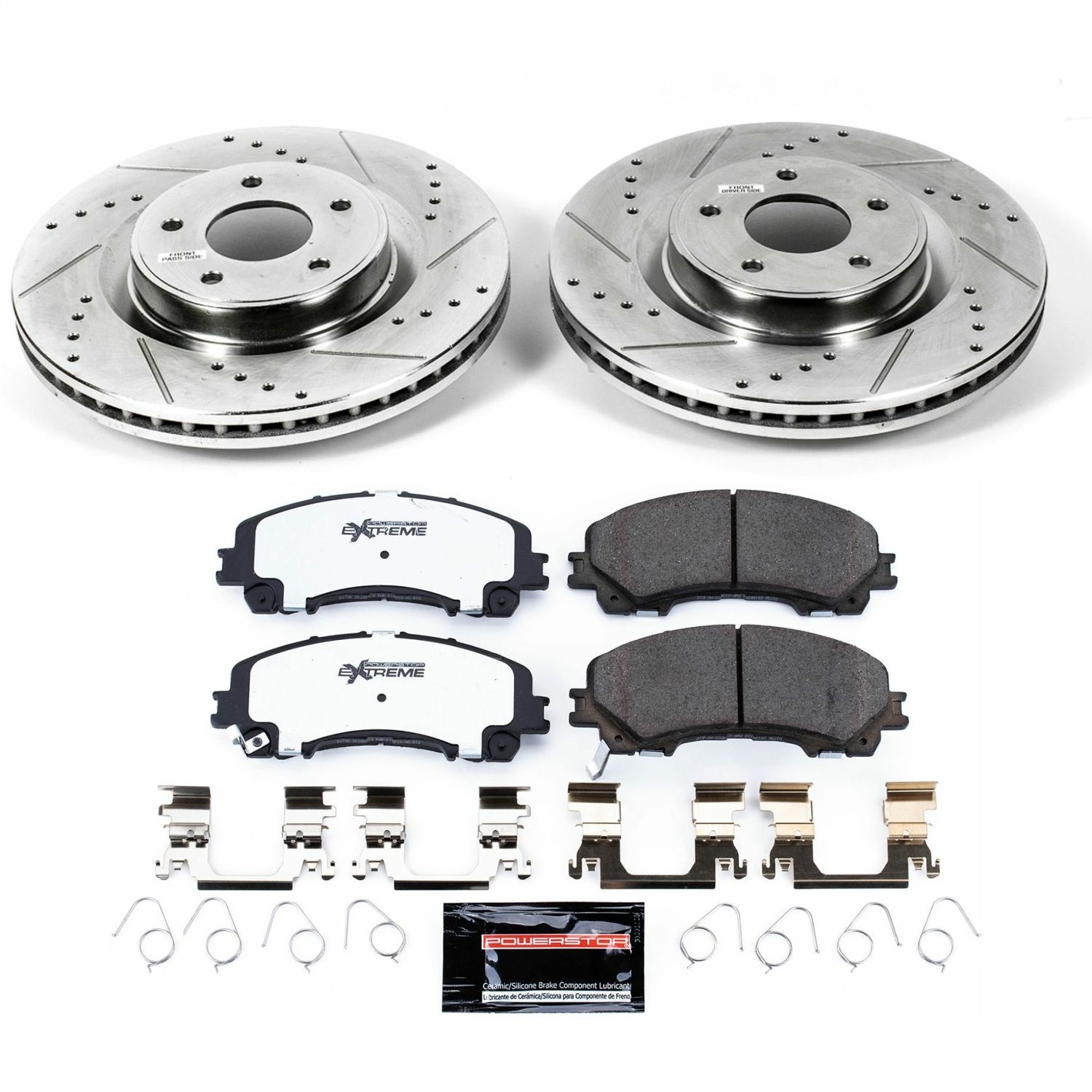 Power Stop - K6944-26 - Front - Disc Brake Pad and Rotor Kit