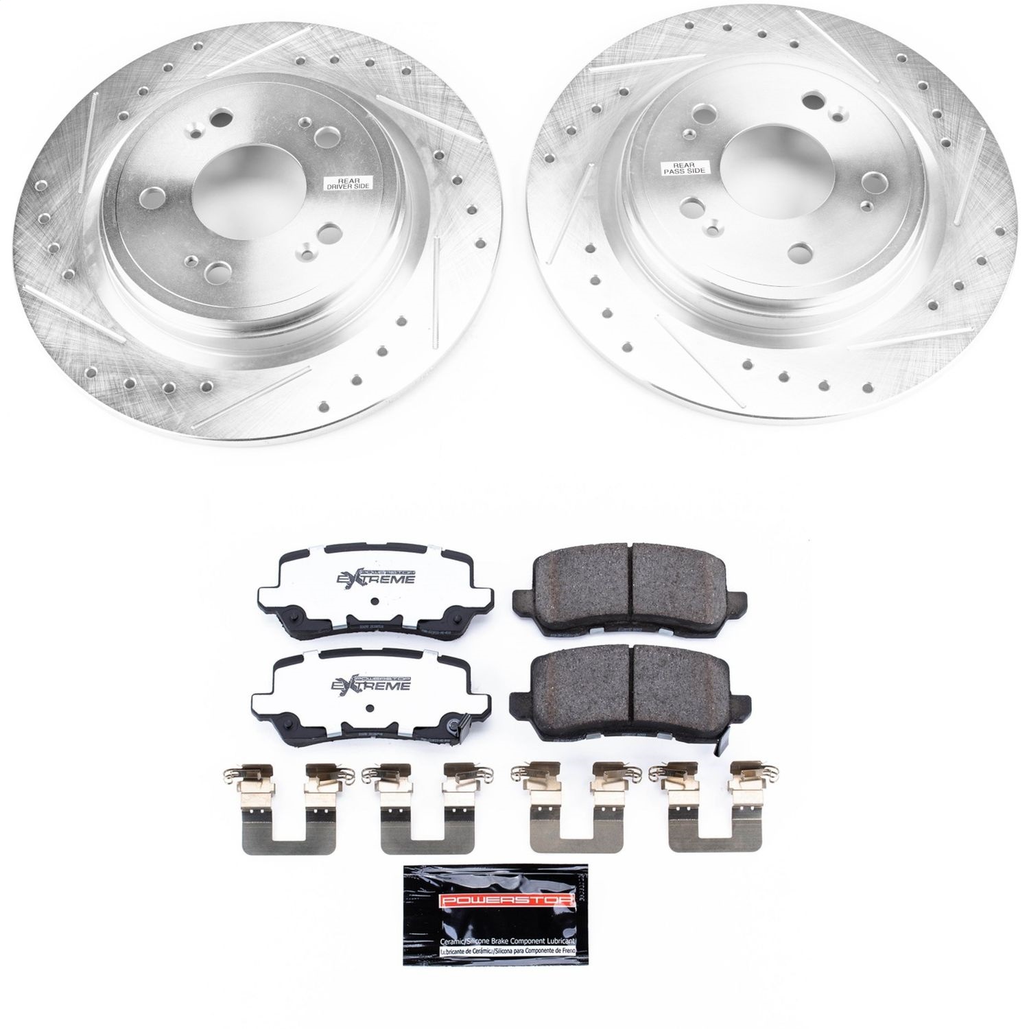 Power Stop - K6952-26 - Rear - Disc Brake Pad and Rotor Kit