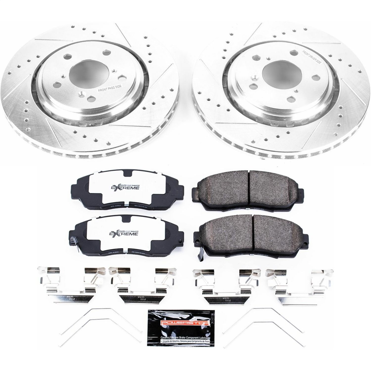 Power Stop - K6959-26 - Front - Disc Brake Pad and Rotor Kit