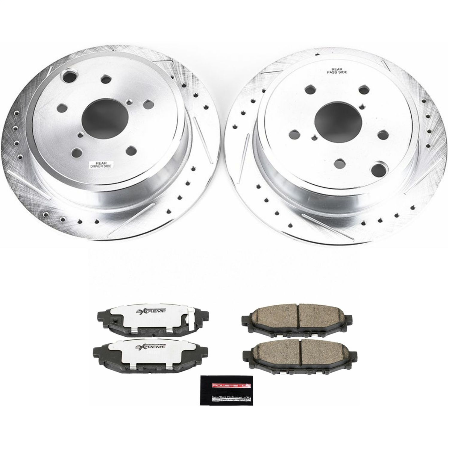 Power Stop - K6977-26 - Rear - Disc Brake Pad and Rotor Kit