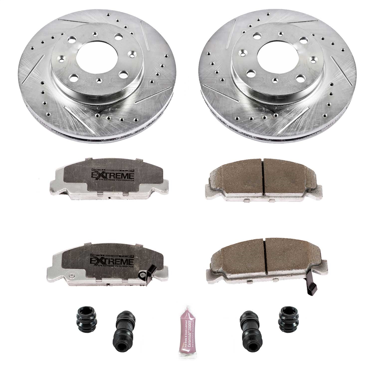 Power Stop - K699-26 - Front - Disc Brake Pad and Rotor Kit