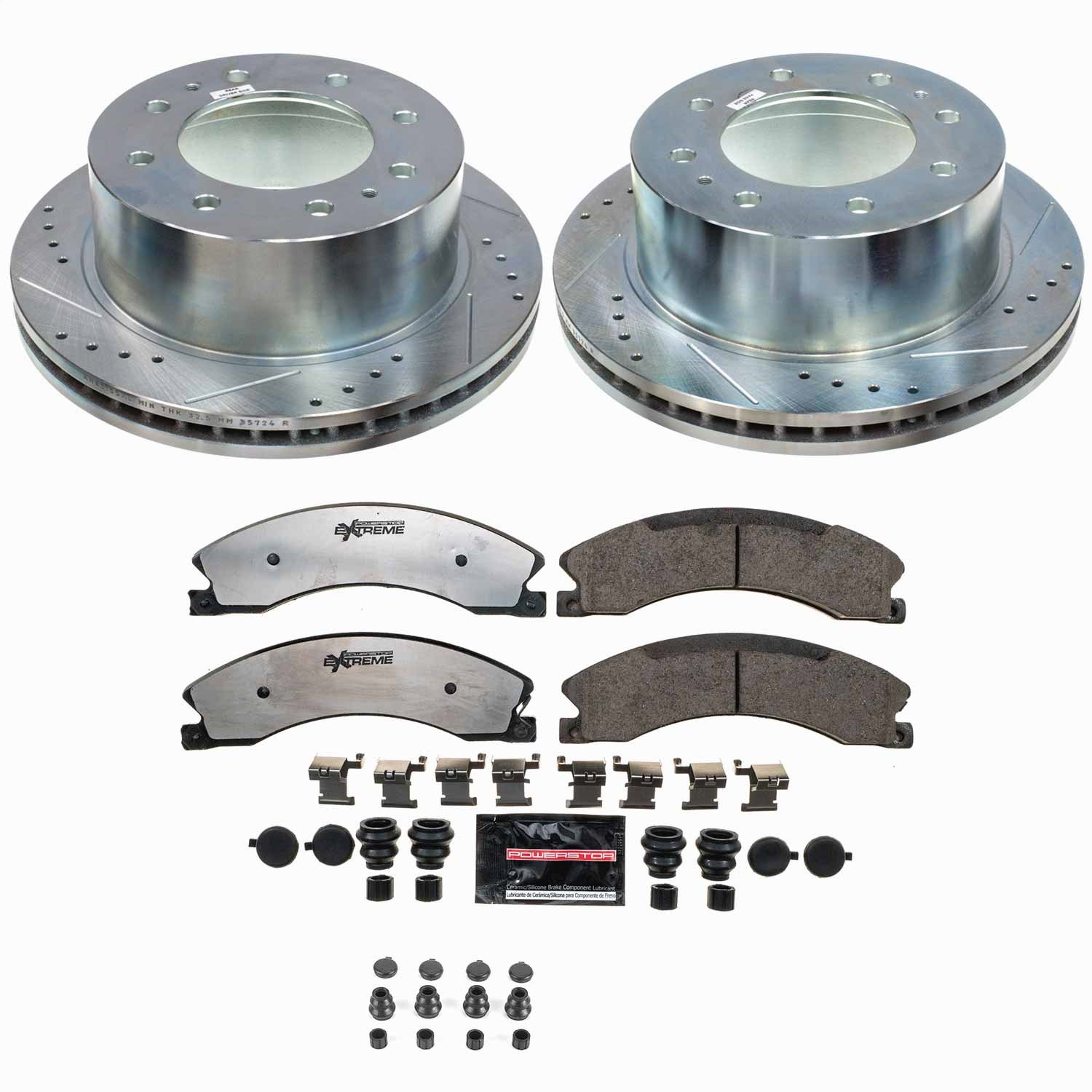 Power Stop - K6993-36 - Rear - Disc Brake Pad and Rotor Kit