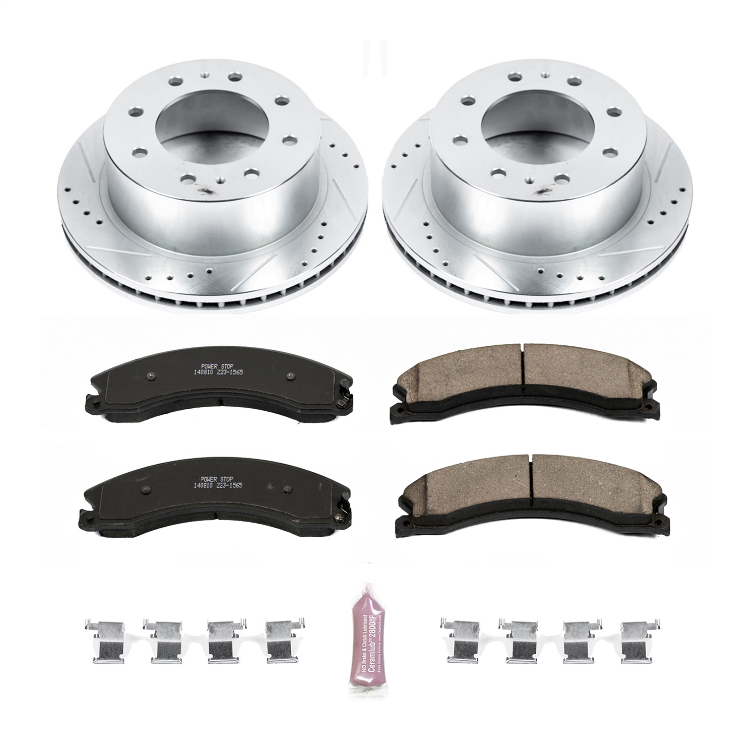 Power Stop - K6993 - Rear - Disc Brake Pad and Rotor Kit