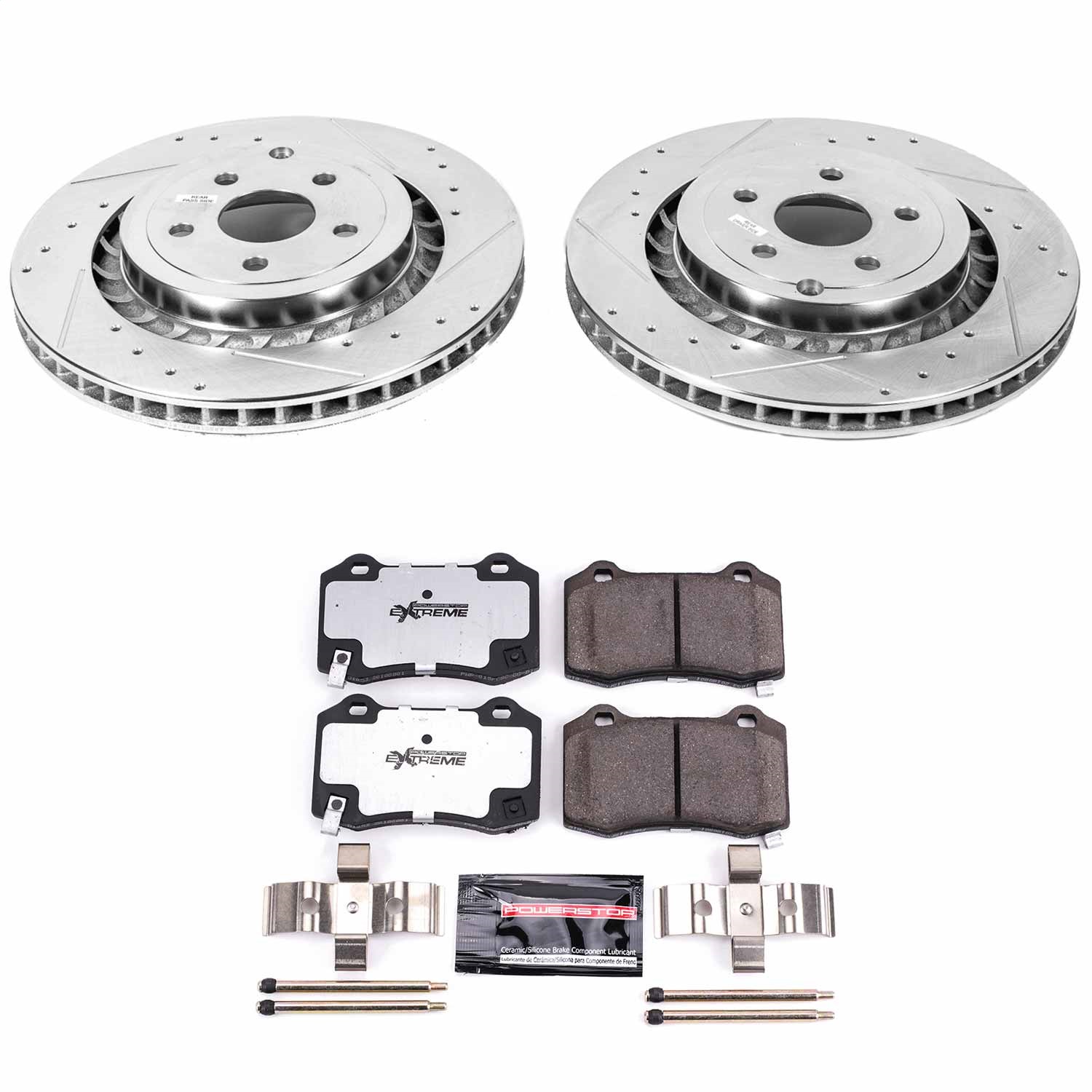 Power Stop - K6994-26 - Rear - Disc Brake Pad and Rotor Kit