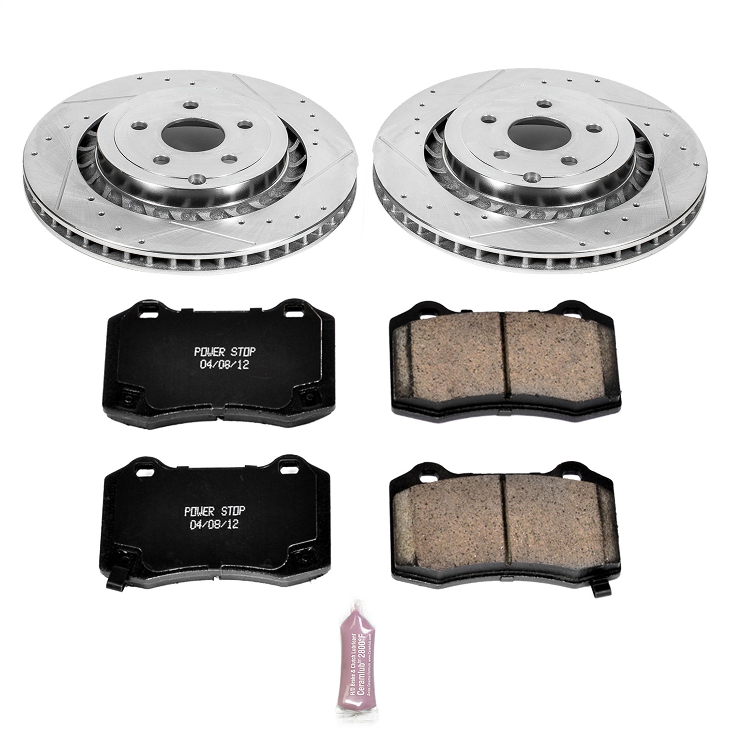 Power Stop - K6994 - Rear - Disc Brake Pad and Rotor Kit