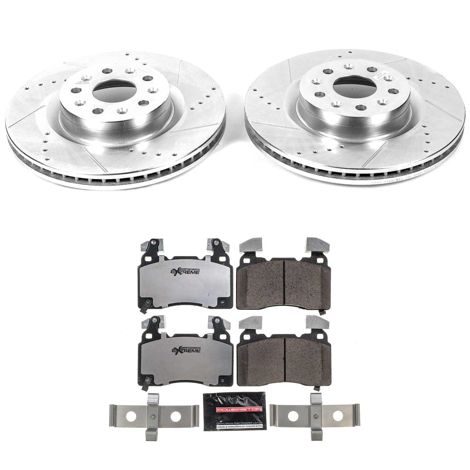 Power Stop - K6998-26 - Front - Disc Brake Pad and Rotor Kit