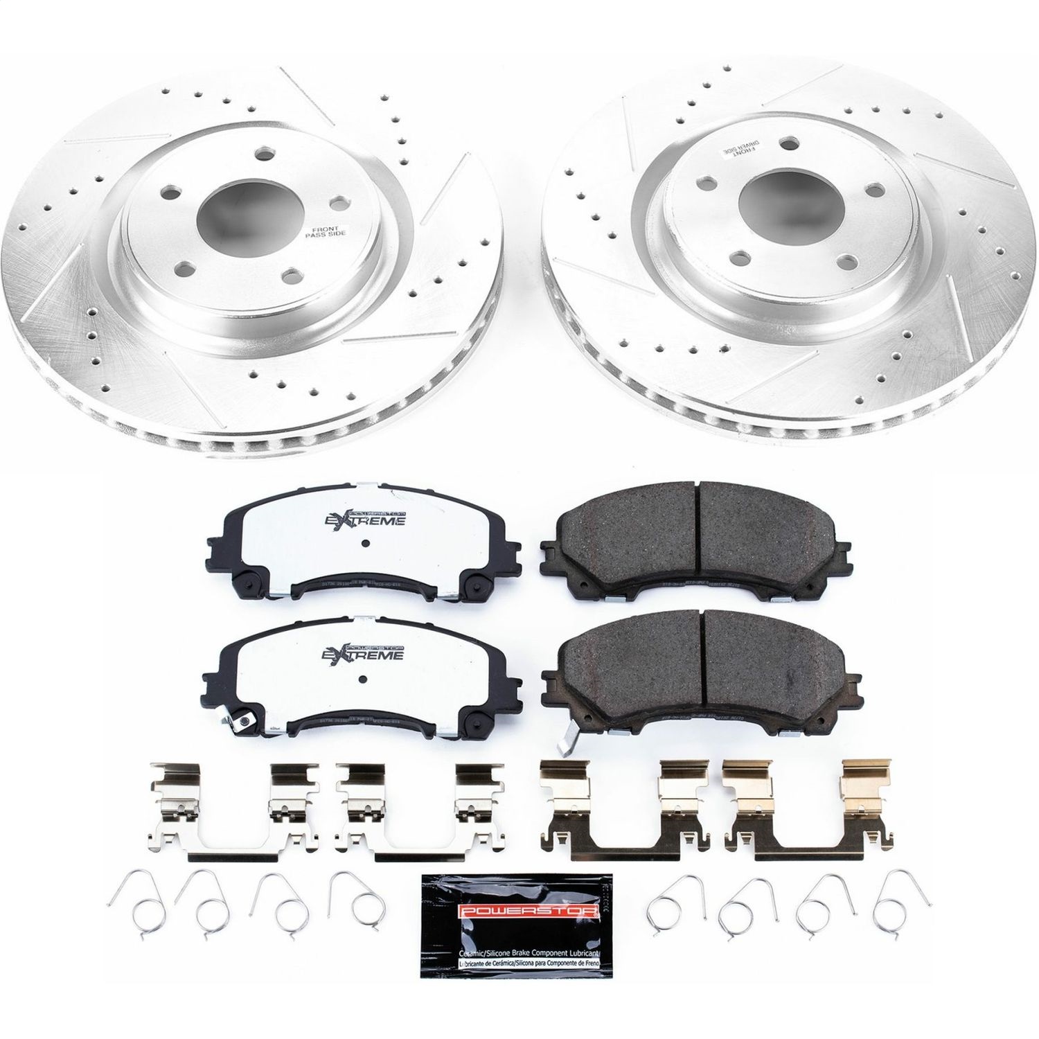 Power Stop - K7034-26 - Front - Disc Brake Pad and Rotor Kit