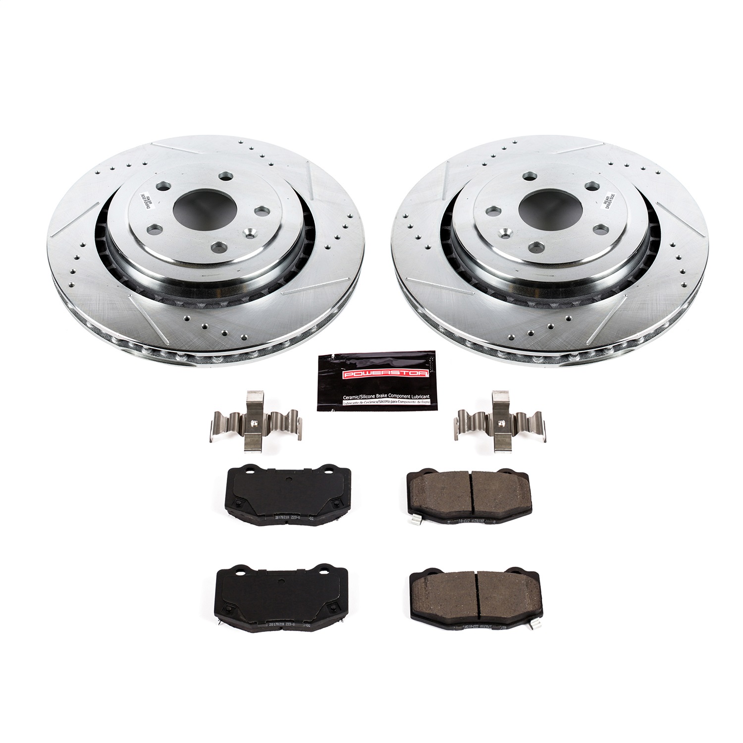 Power Stop - K7045 - Rear - Disc Brake Pad and Rotor Kit