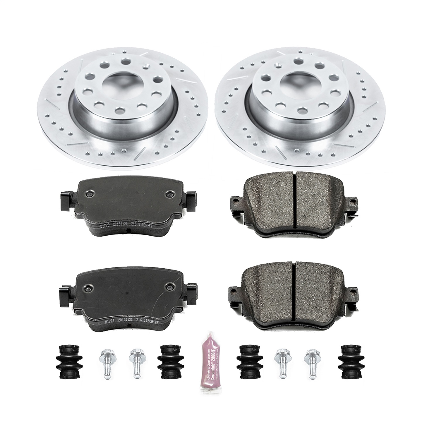 Power Stop - K7053 - Rear - Disc Brake Pad and Rotor Kit