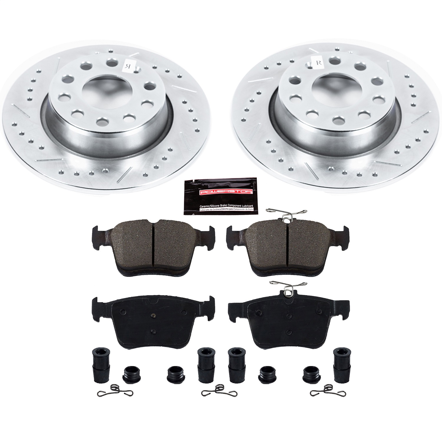 Power Stop - K7093 - Rear - Disc Brake Pad and Rotor Kit