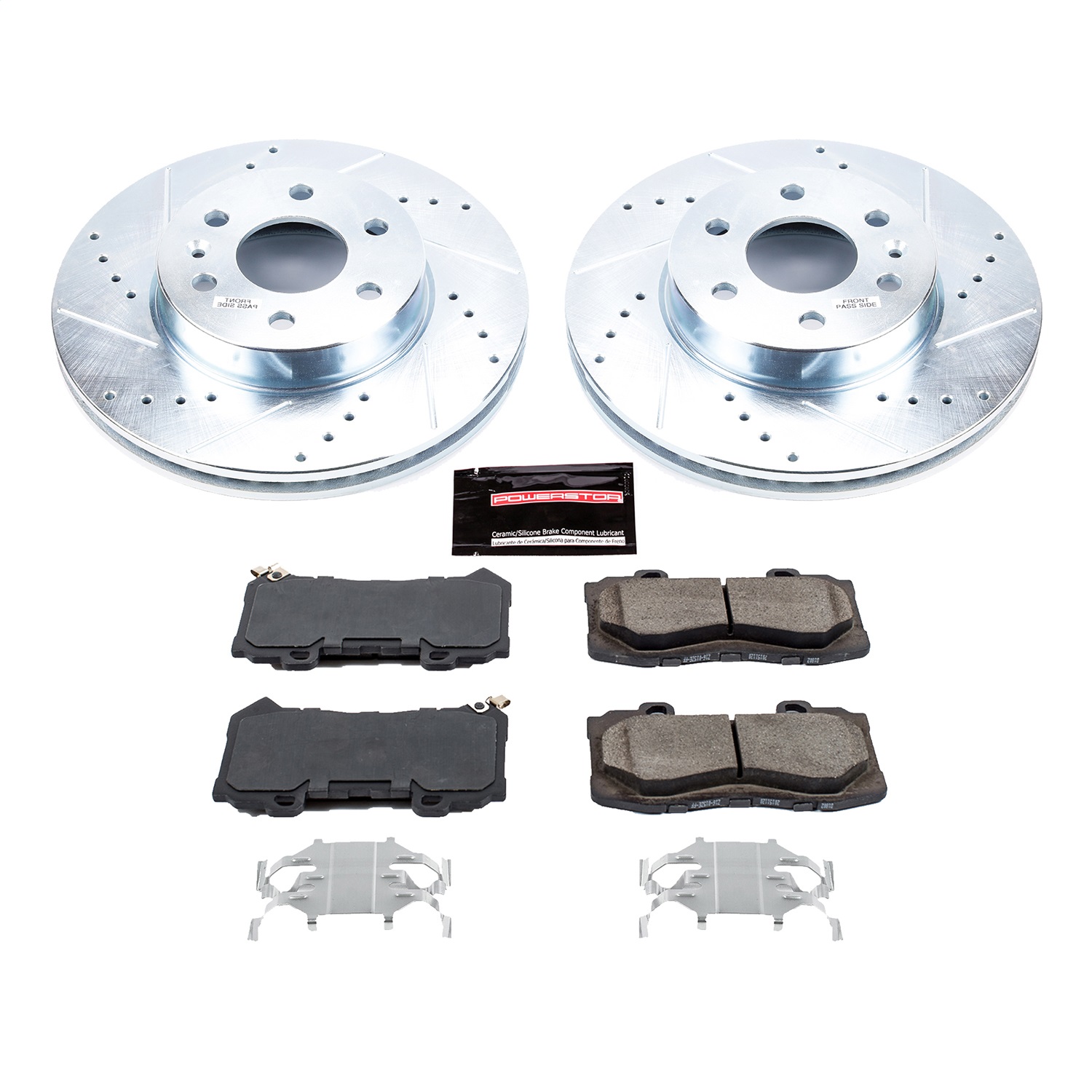 Power Stop - K7126 - Front - Disc Brake Pad and Rotor Kit