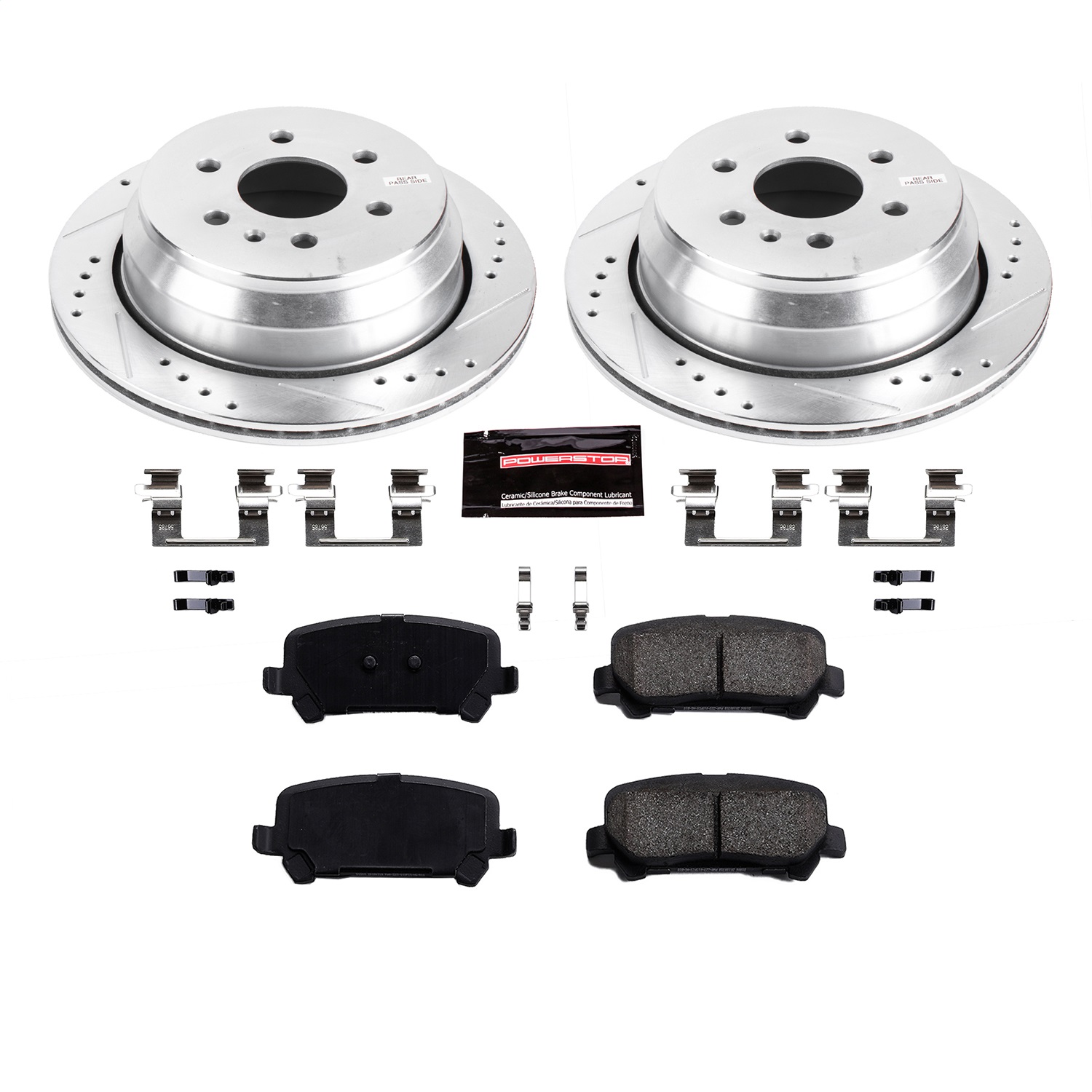 Power Stop - K7127 - Rear - Disc Brake Pad and Rotor Kit