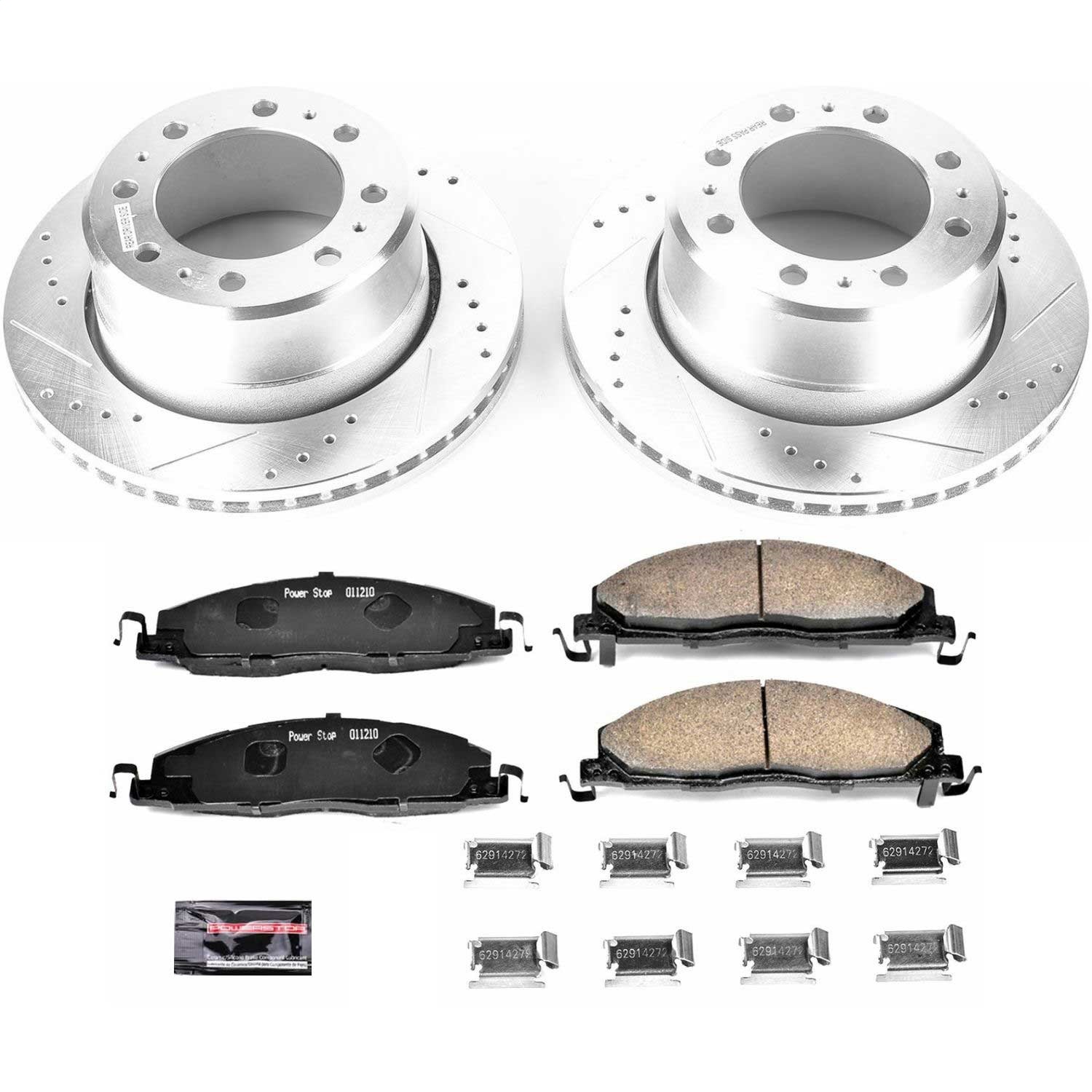 Power Stop - K7131 - Rear - Disc Brake Pad and Rotor Kit