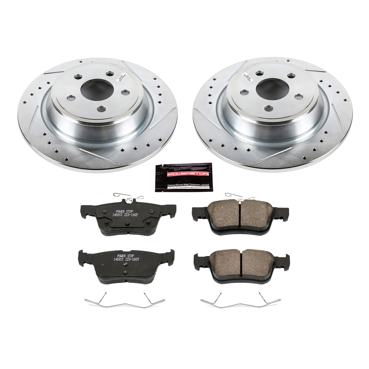 Power Stop - K7144 - Rear - Disc Brake Pad and Rotor Kit