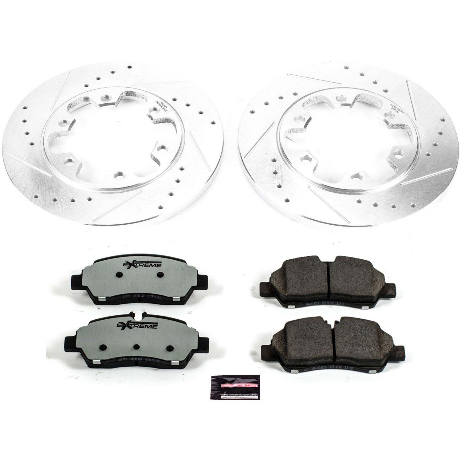 Power Stop - K7149-36 - Rear - Disc Brake Pad and Rotor Kit