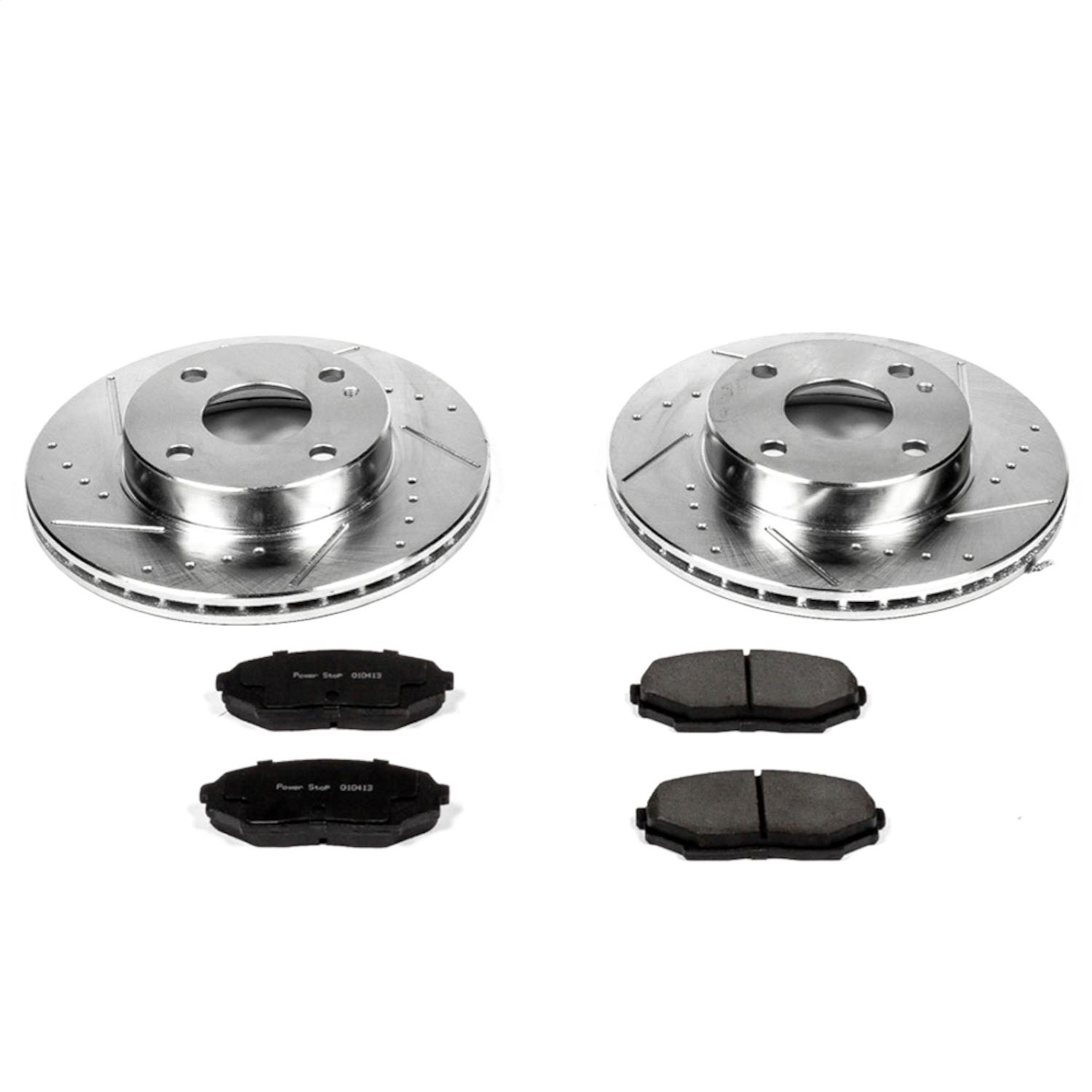 Power Stop - K717 - Front - Disc Brake Pad and Rotor Kit