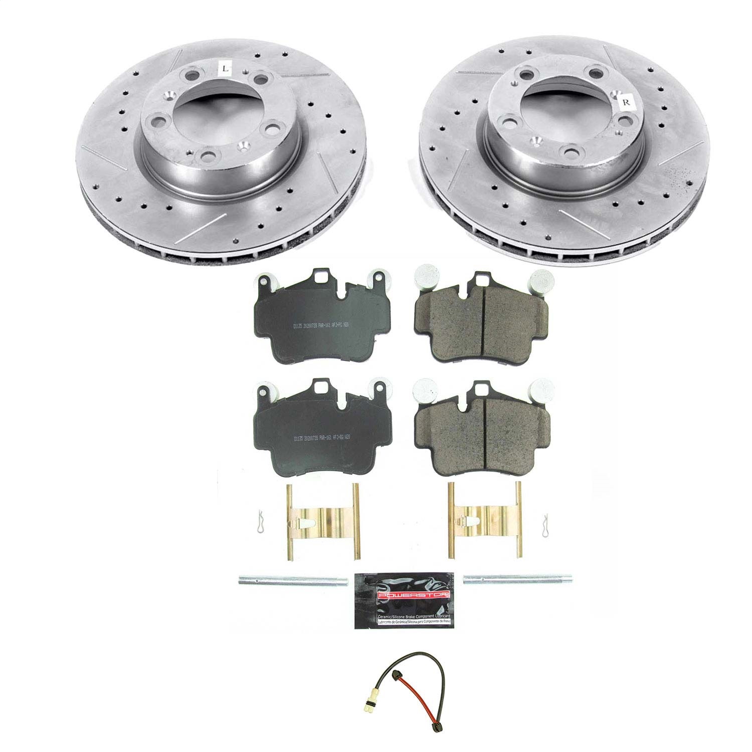 Power Stop - K7194 - Front - Disc Brake Pad and Rotor Kit