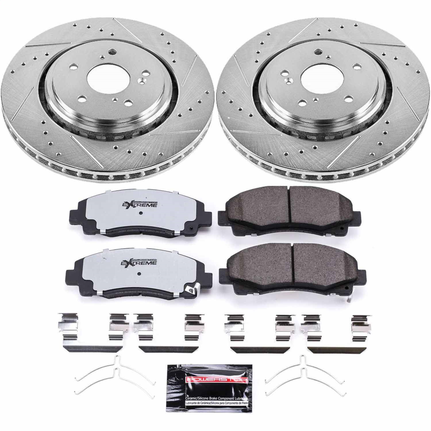 Power Stop - K7214-36 - Front - Disc Brake Pad and Rotor Kit