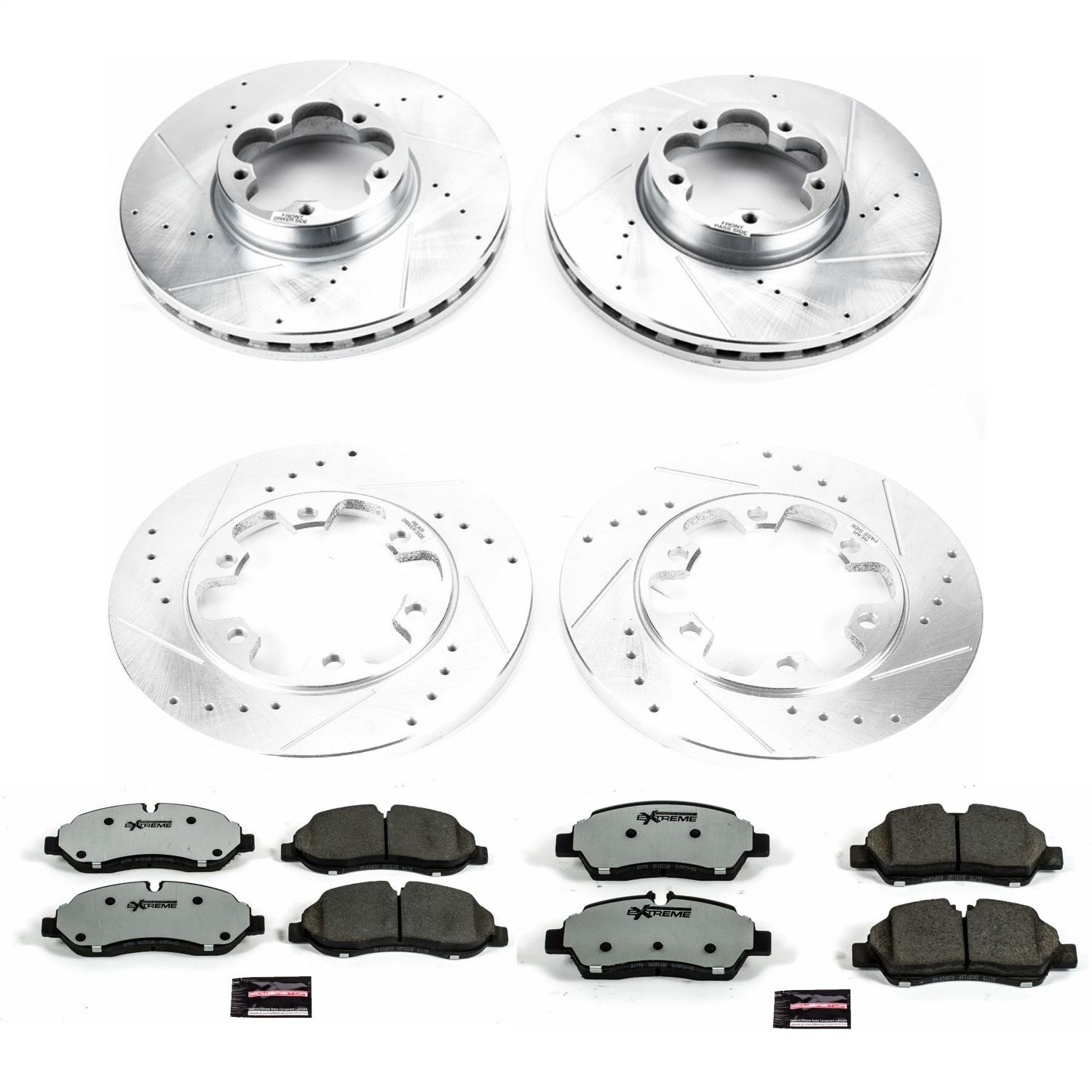 Power Stop - K7234-36 - Front and Rear - Disc Brake Pad and Rotor Kit