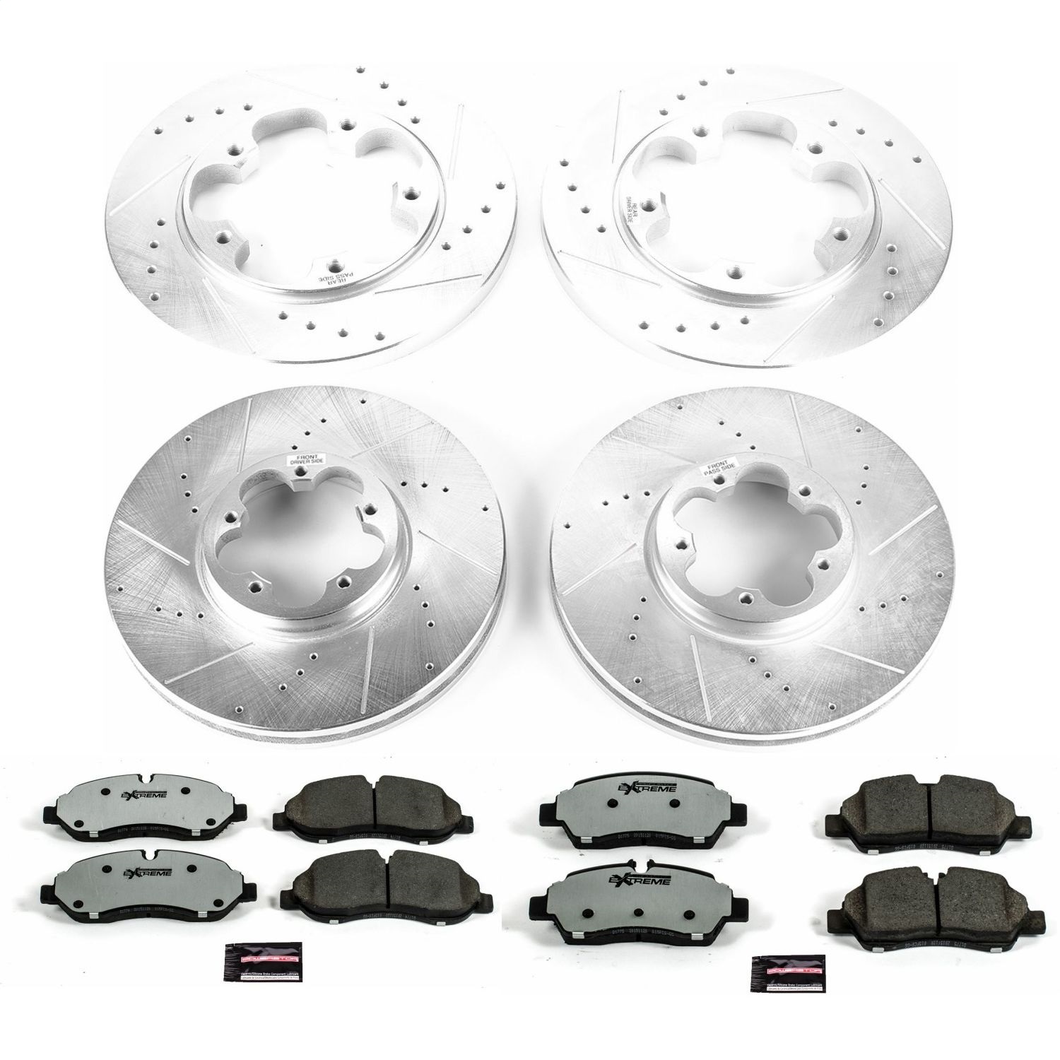 Power Stop - K7235-36 - Front and Rear - Disc Brake Pad and Rotor Kit