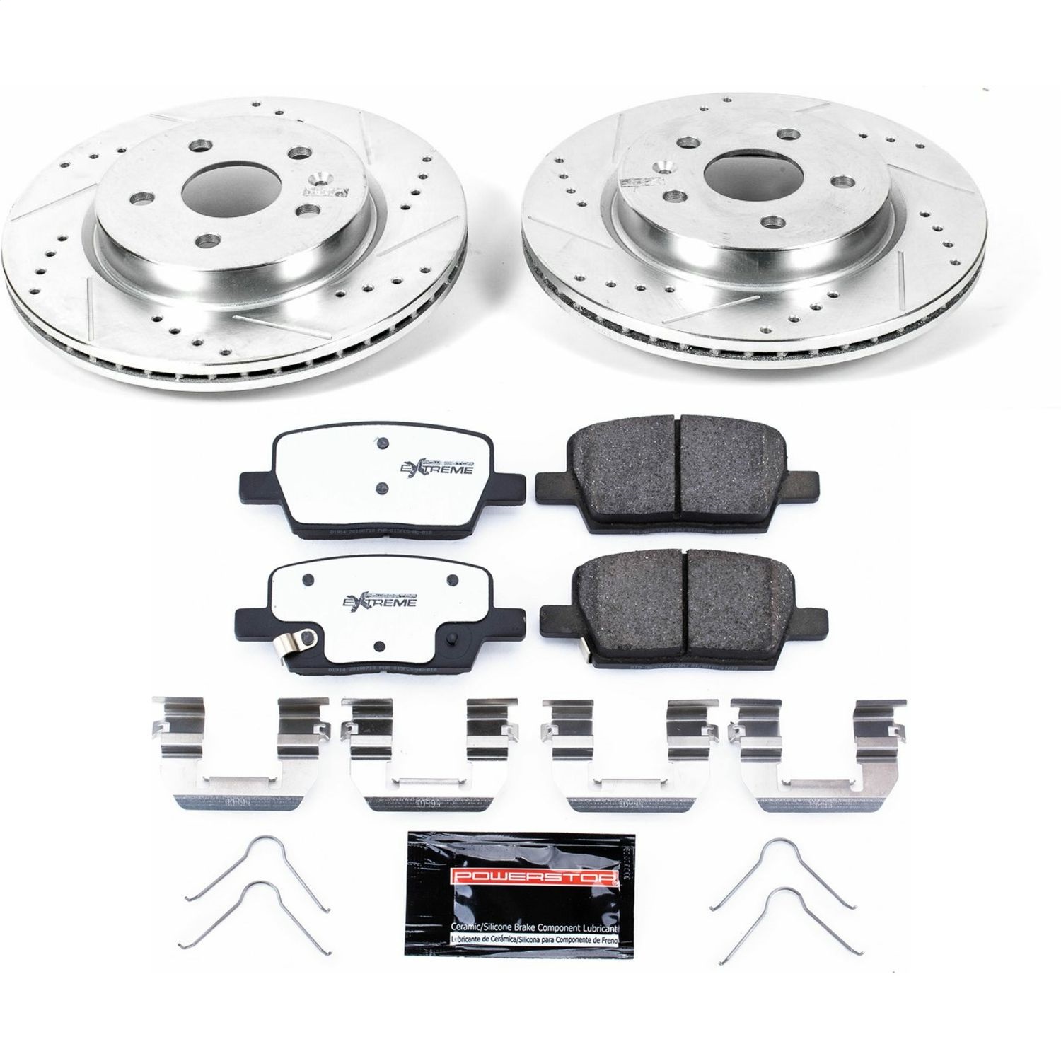 Power Stop - K7289-26 - Rear - Disc Brake Pad and Rotor Kit
