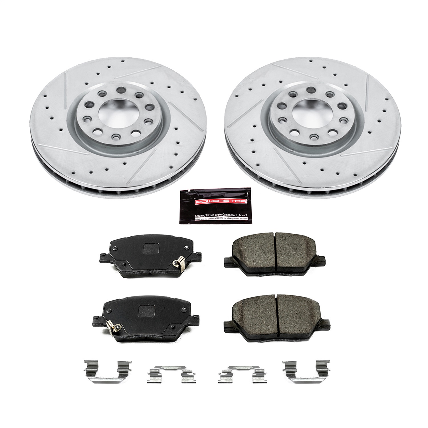 Power Stop - K7299 - Front - Disc Brake Pad and Rotor Kit