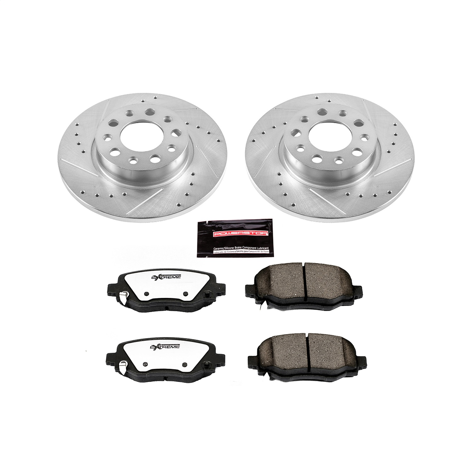 Power Stop - K7301-36 - Rear - Disc Brake Pad and Rotor Kit