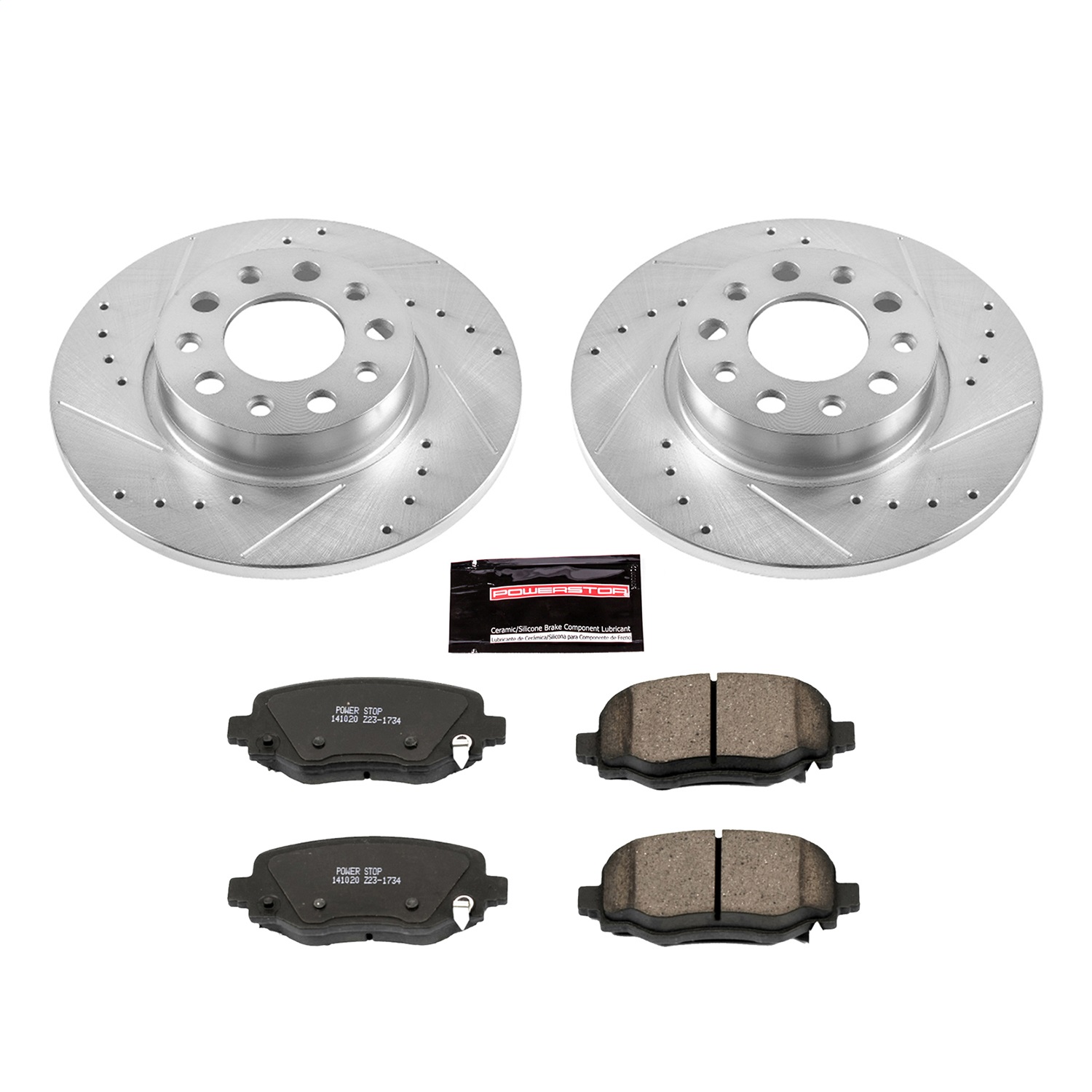 Power Stop - K7301 - Rear - Disc Brake Pad and Rotor Kit