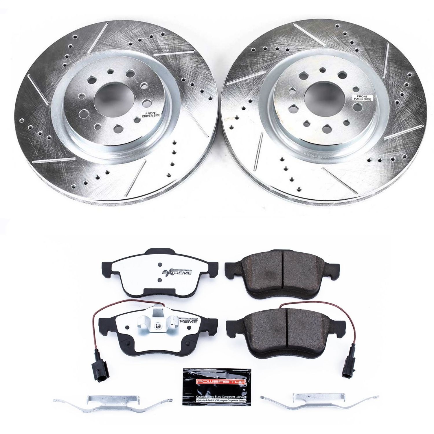 Power Stop - K7302-36 - Front - Disc Brake Pad and Rotor Kit