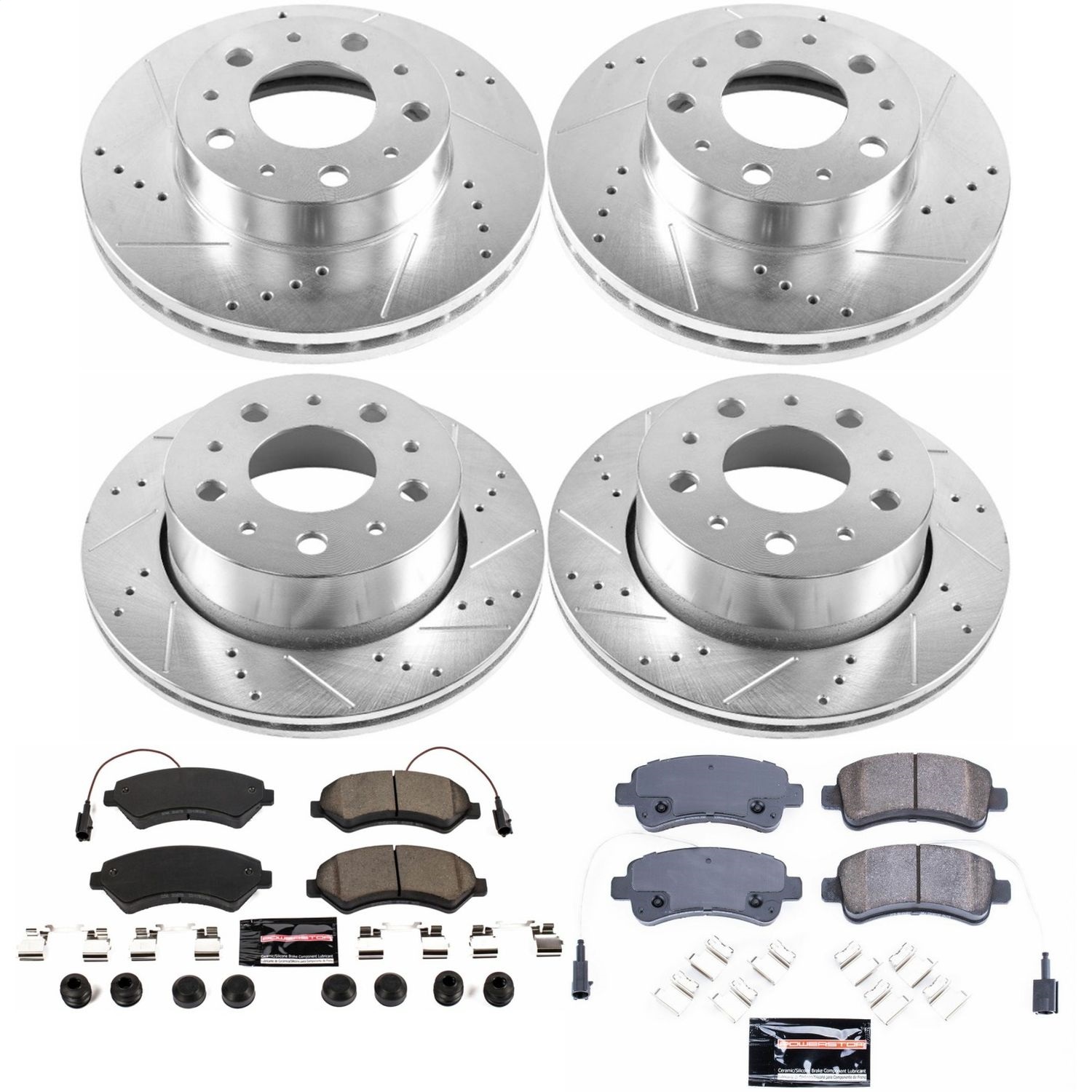 Power Stop - K7304 - Front and Rear - Disc Brake Pad and Rotor Kit