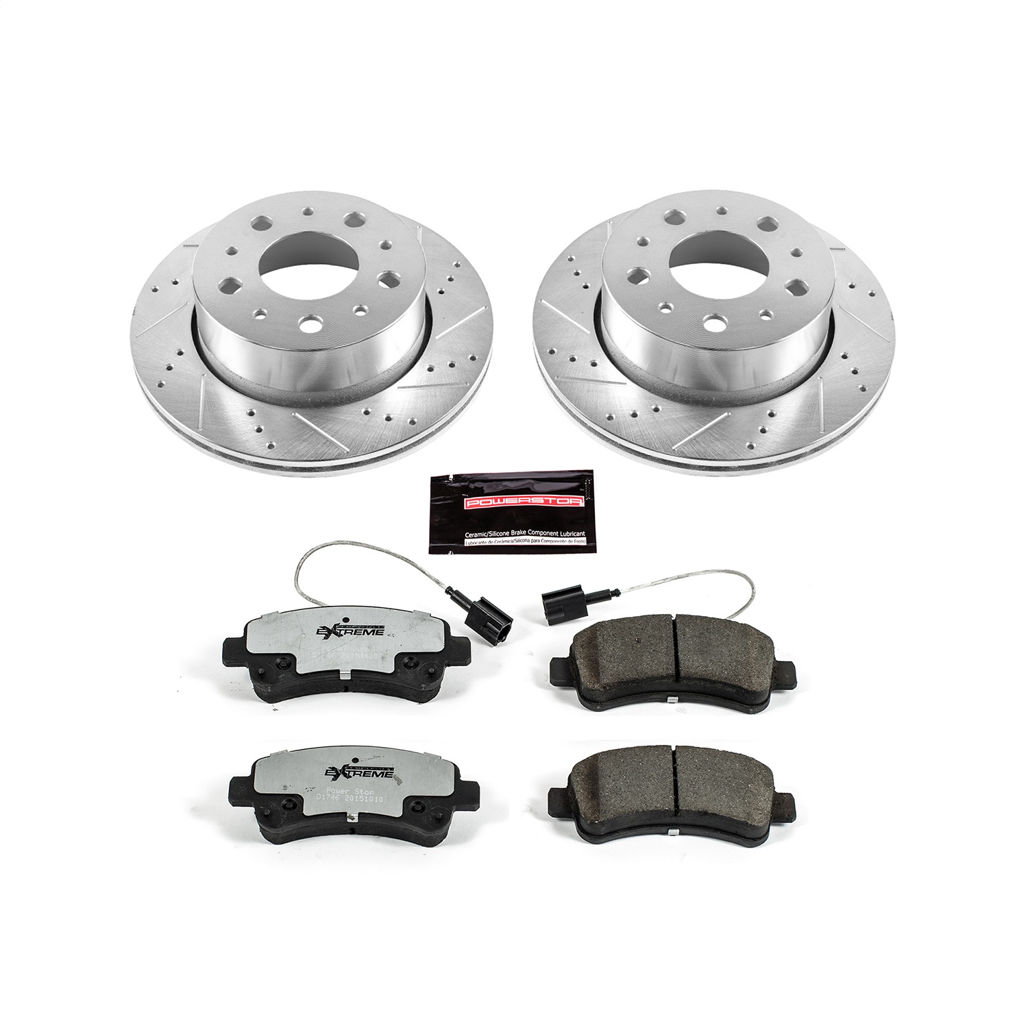 Power Stop - K7313-36 - Rear - Disc Brake Pad and Rotor Kit