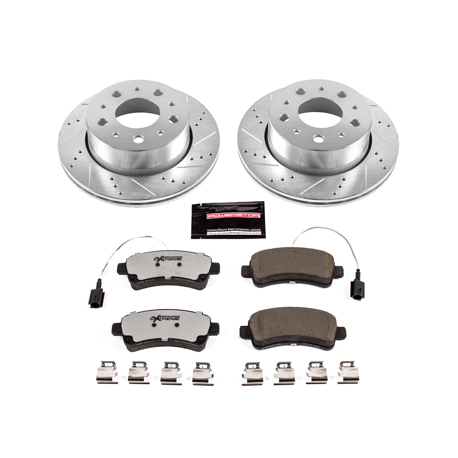 Power Stop - K7314-36 - Rear - Disc Brake Pad and Rotor Kit