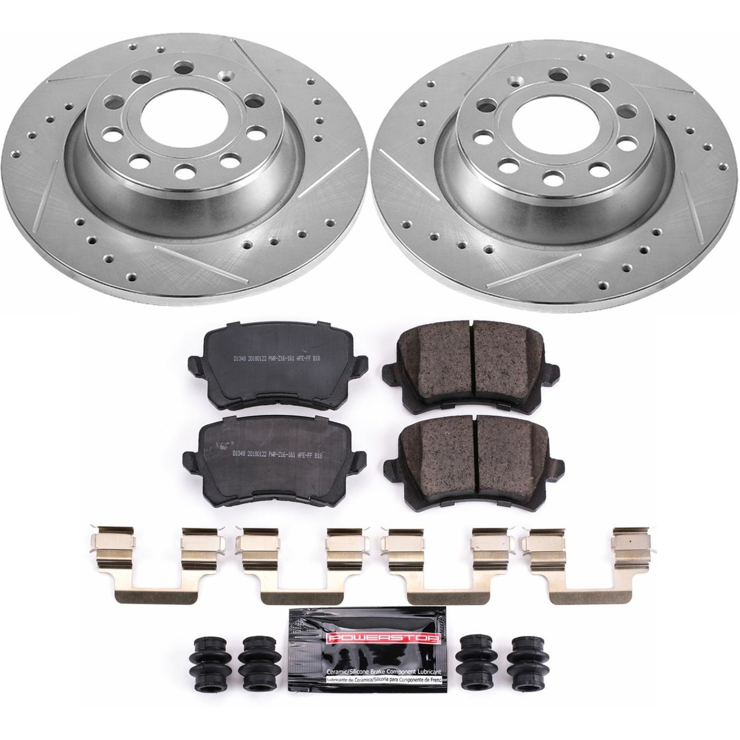 Power Stop - K7324 - Rear - Disc Brake Pad and Rotor Kit