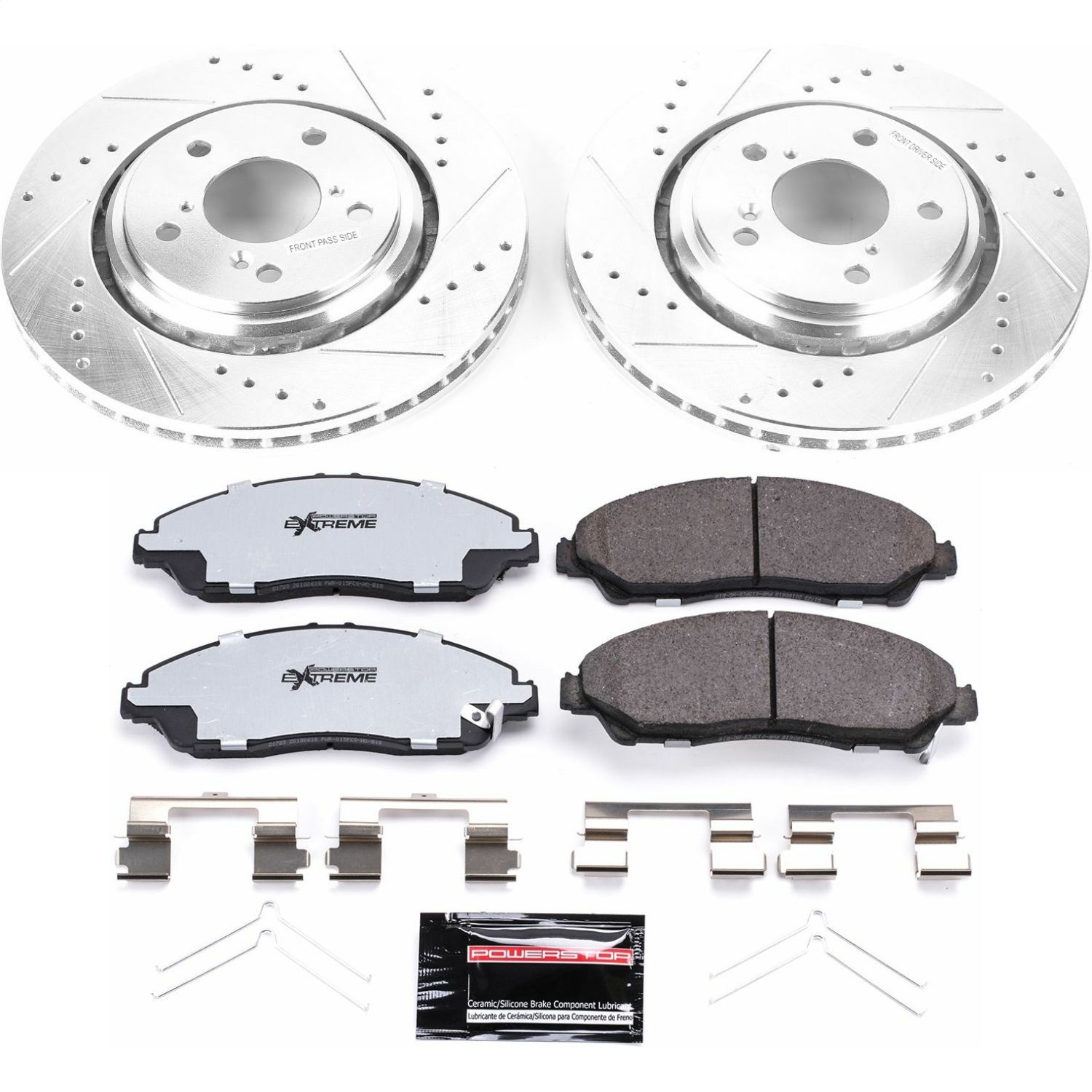Power Stop - K7352-36 - Front - Disc Brake Pad and Rotor Kit