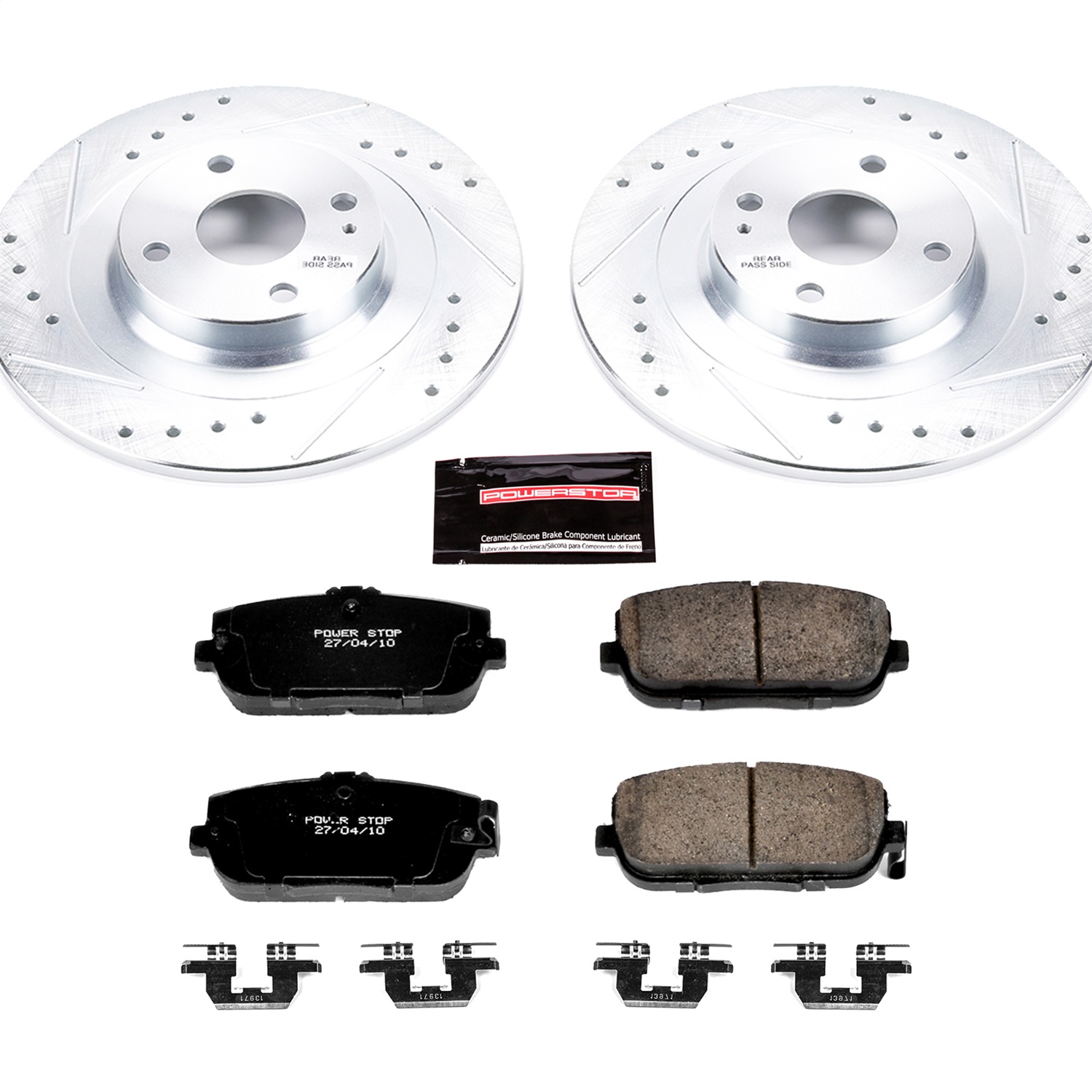 Power Stop - K7362 - Rear - Disc Brake Pad and Rotor Kit