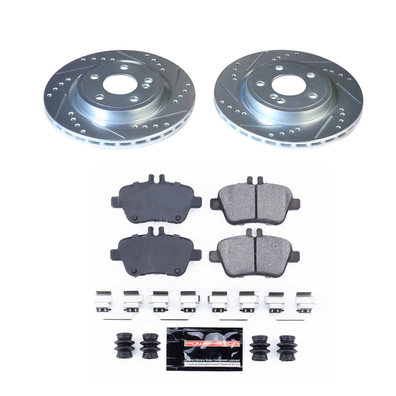 Power Stop - K7378 - Rear - Disc Brake Pad and Rotor Kit