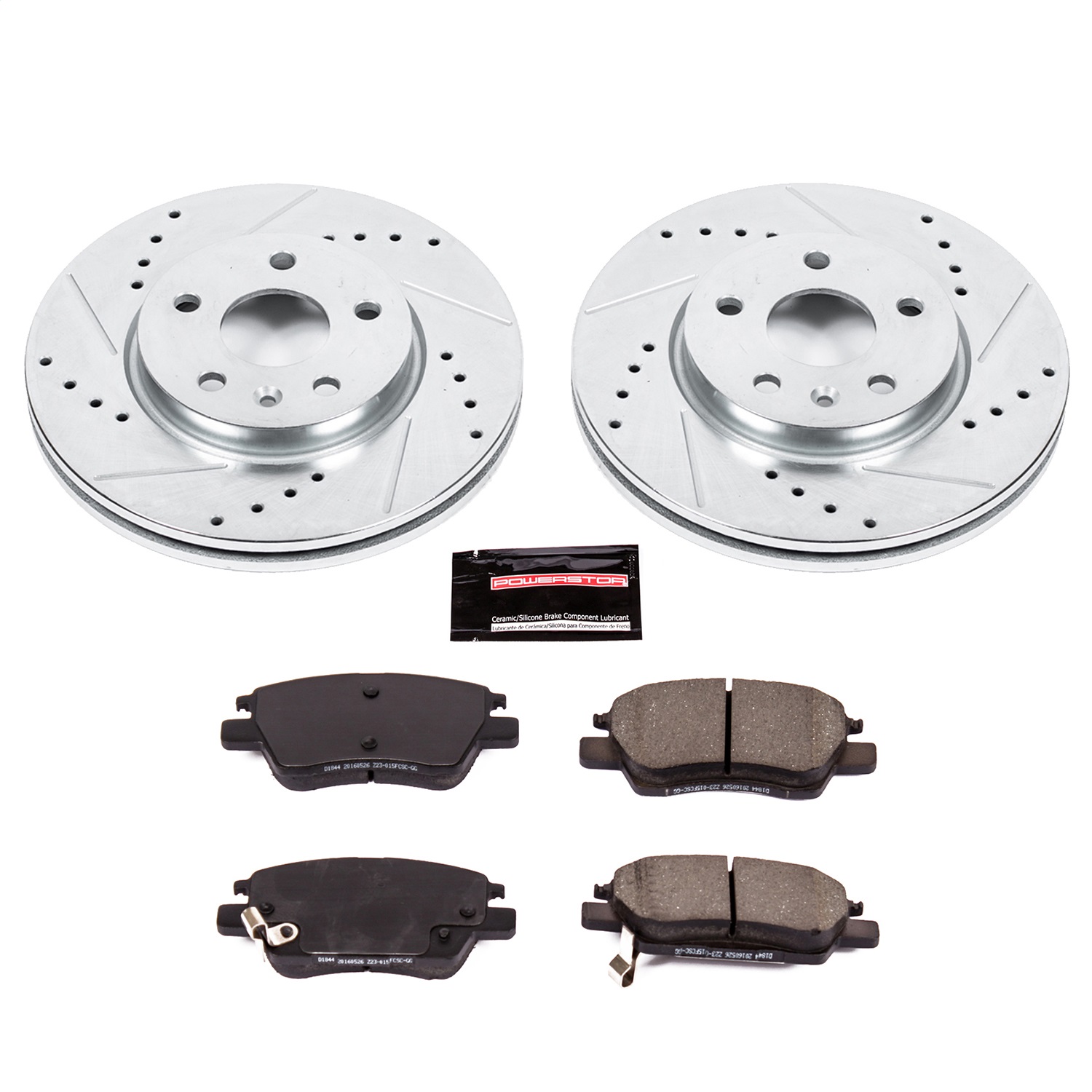 Power Stop - K7399 - Front - Disc Brake Pad and Rotor Kit