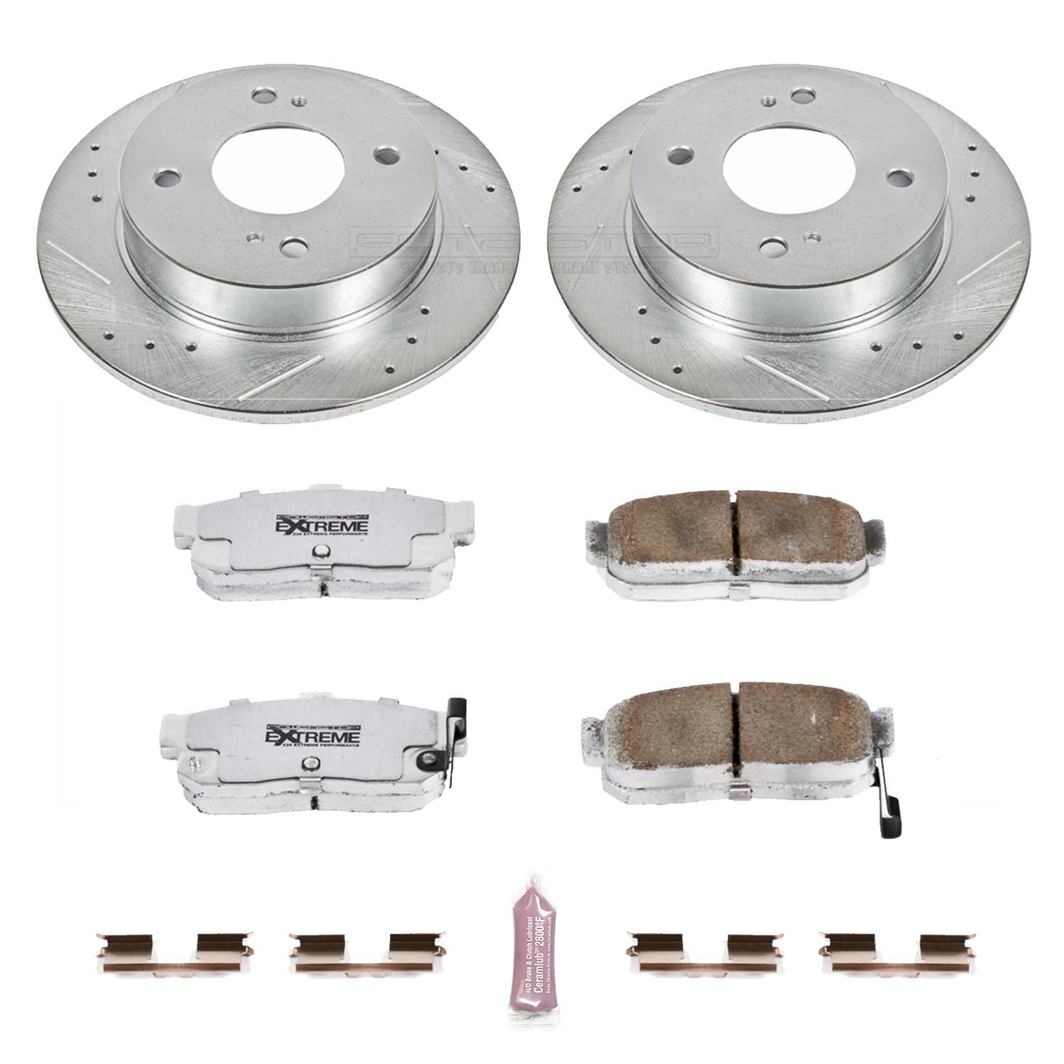 Power Stop - K740-26 - Rear - Disc Brake Pad and Rotor Kit