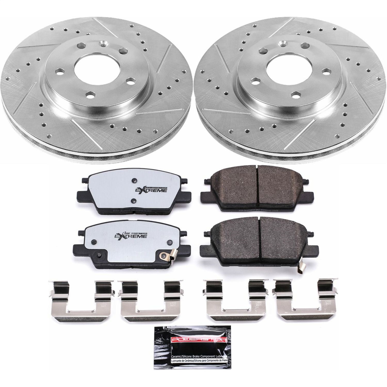 Power Stop - K7400-36 - Front - Disc Brake Pad and Rotor Kit