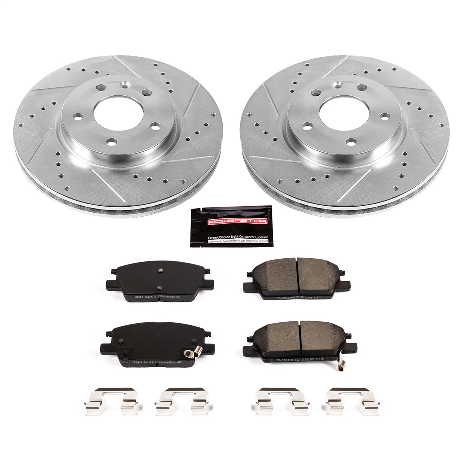 Power Stop - K7400 - Front - Disc Brake Pad and Rotor Kit