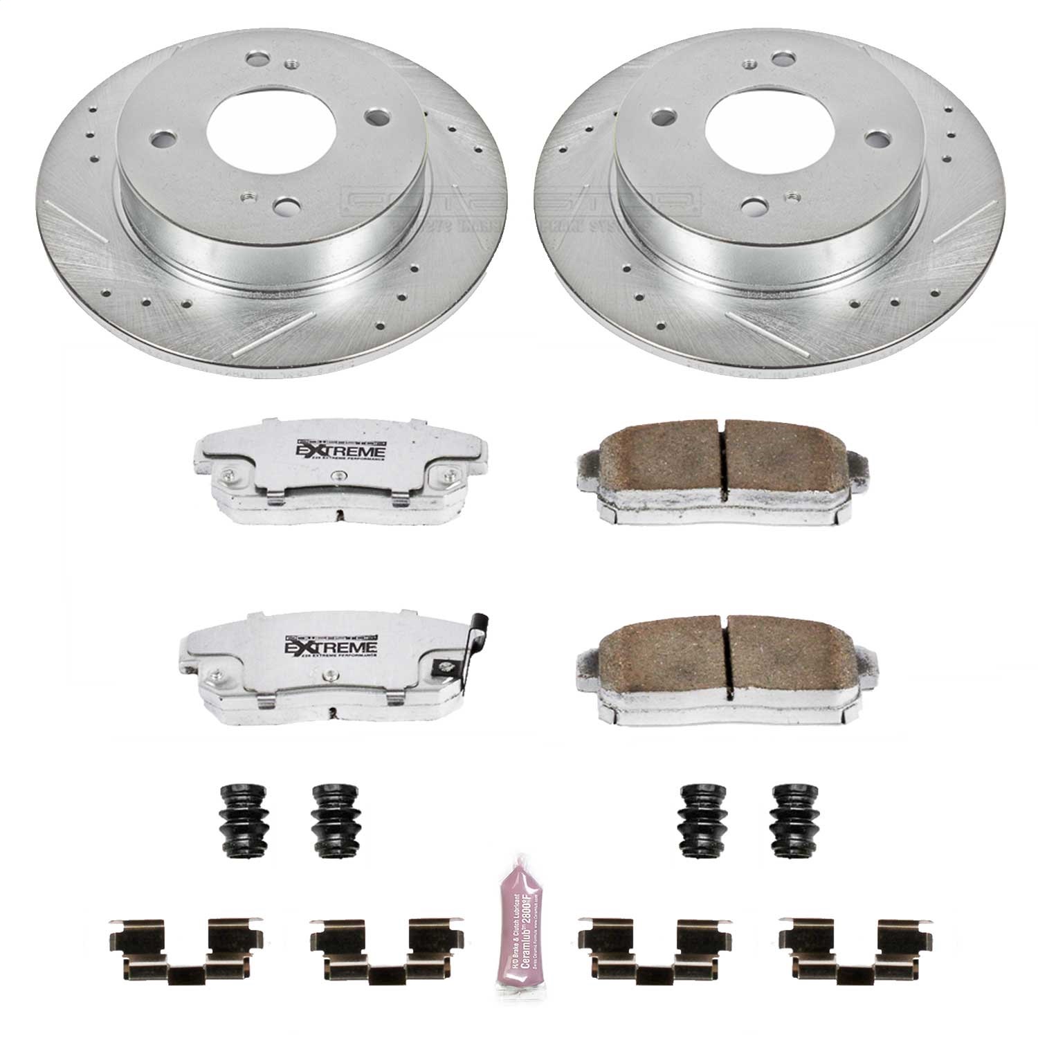 Power Stop - K741-26 - Rear - Disc Brake Pad and Rotor Kit
