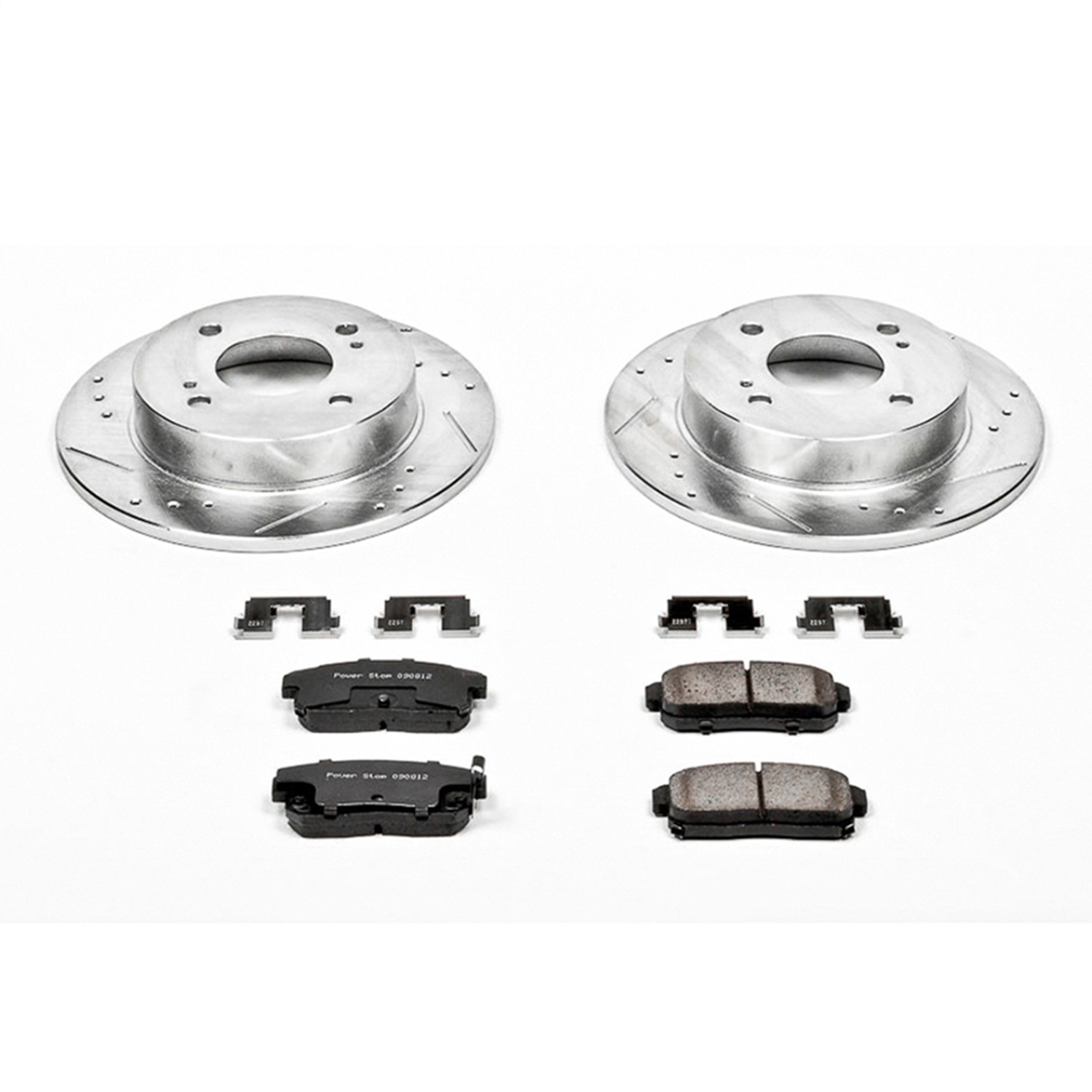 Power Stop - K741 - Rear - Disc Brake Pad and Rotor Kit