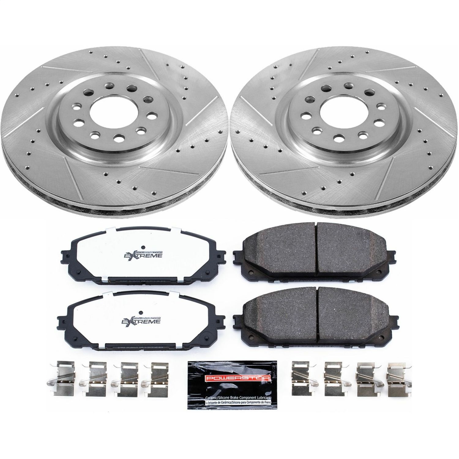 Power Stop - K7414-36 - Front - Disc Brake Pad and Rotor Kit