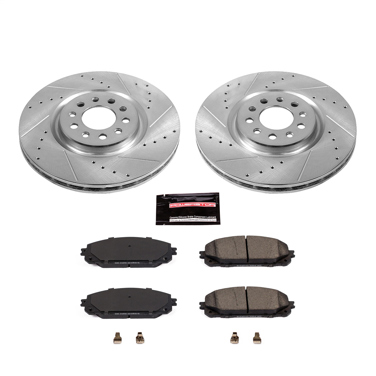 Power Stop - K7414 - Front - Disc Brake Pad and Rotor Kit