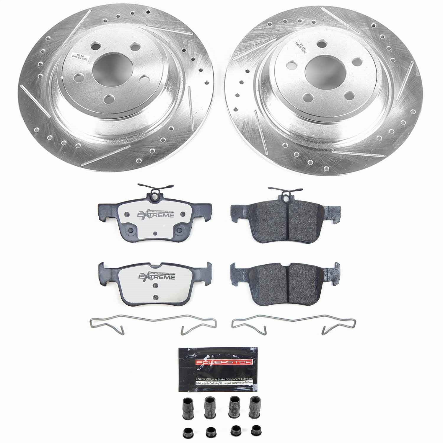 Power Stop - K7417-36 - Rear - Disc Brake Caliper Set