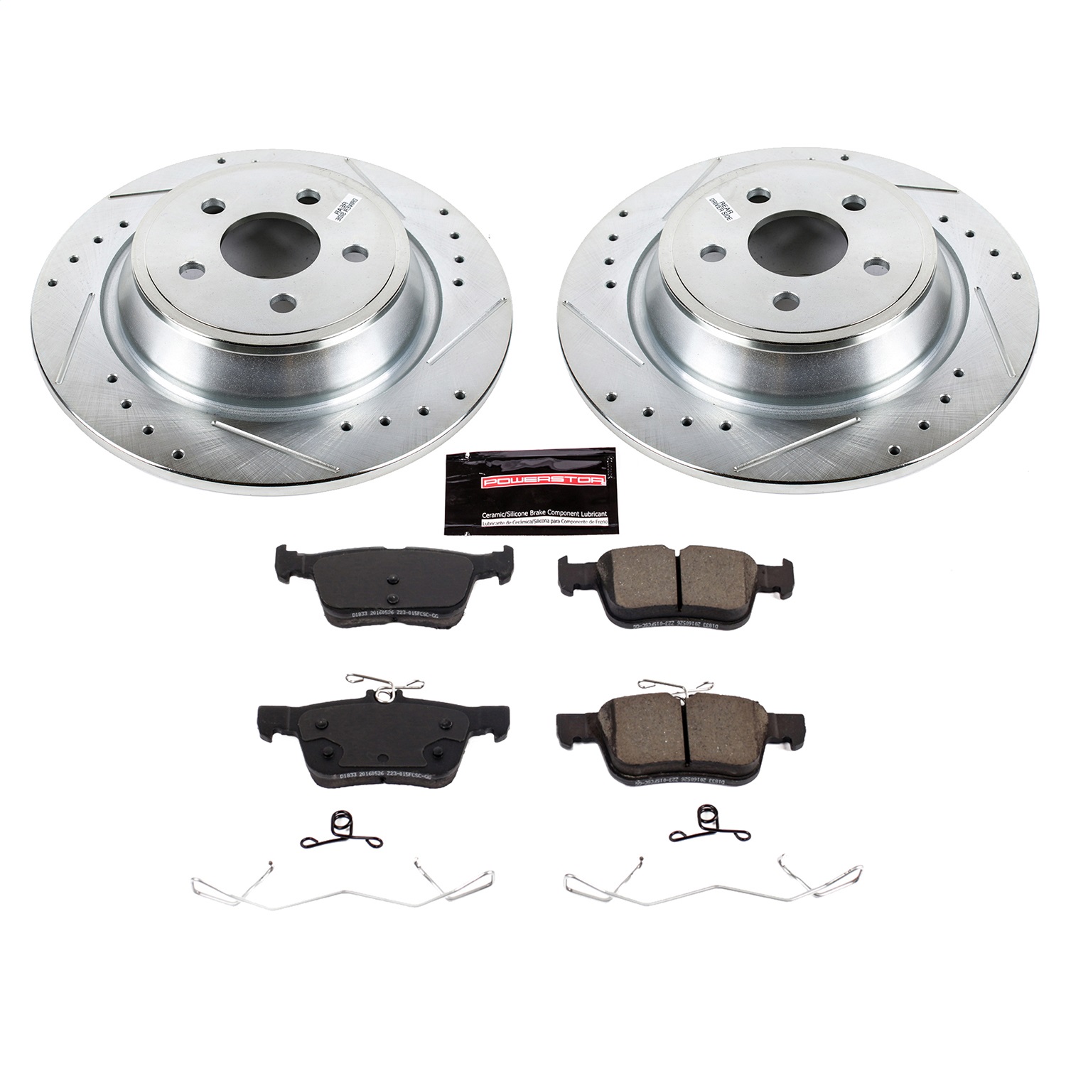 Power Stop - K7417 - Rear - Disc Brake Pad and Rotor Kit