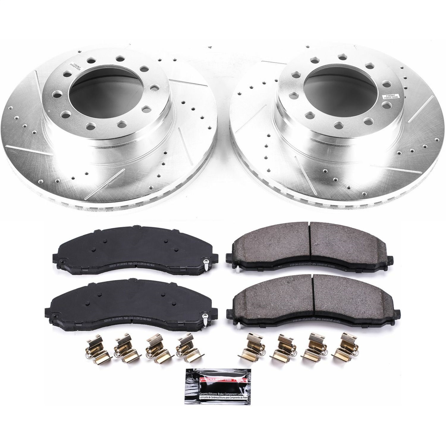Power Stop - K7422-36 - Front - Disc Brake Pad and Rotor Kit