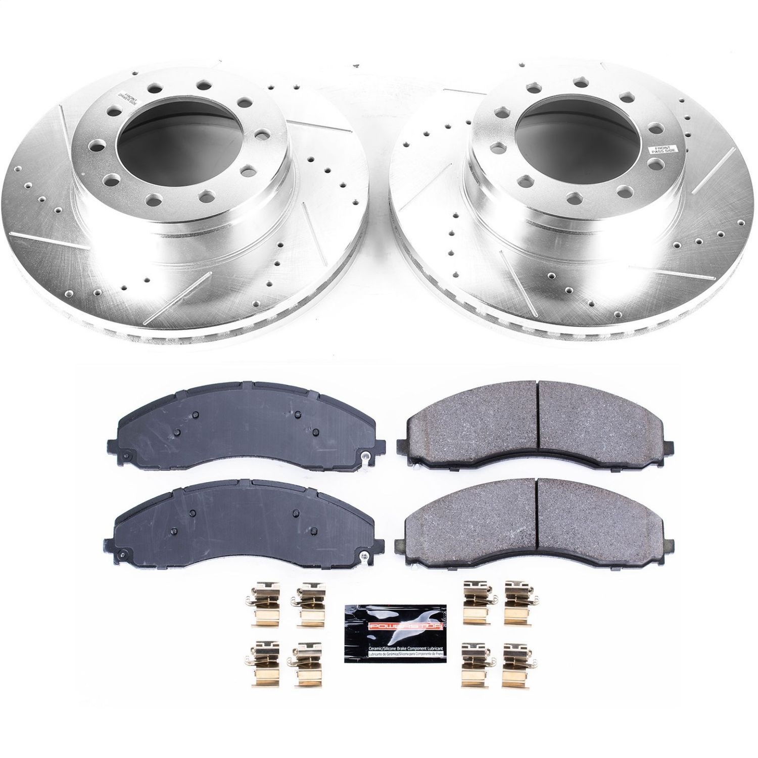 Power Stop - K7422 - Front - Disc Brake Pad and Rotor Kit