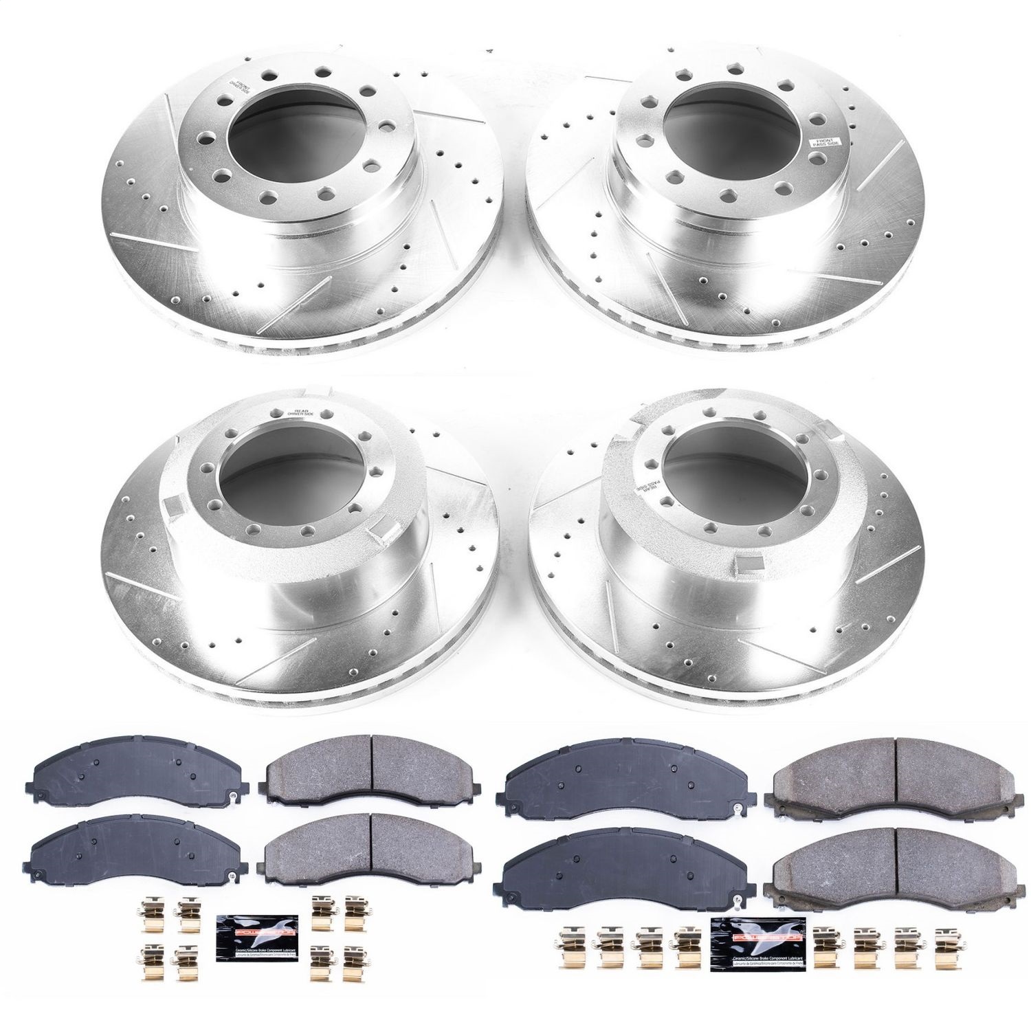 Power Stop - K7423 - Front and Rear - Disc Brake Pad and Rotor Kit