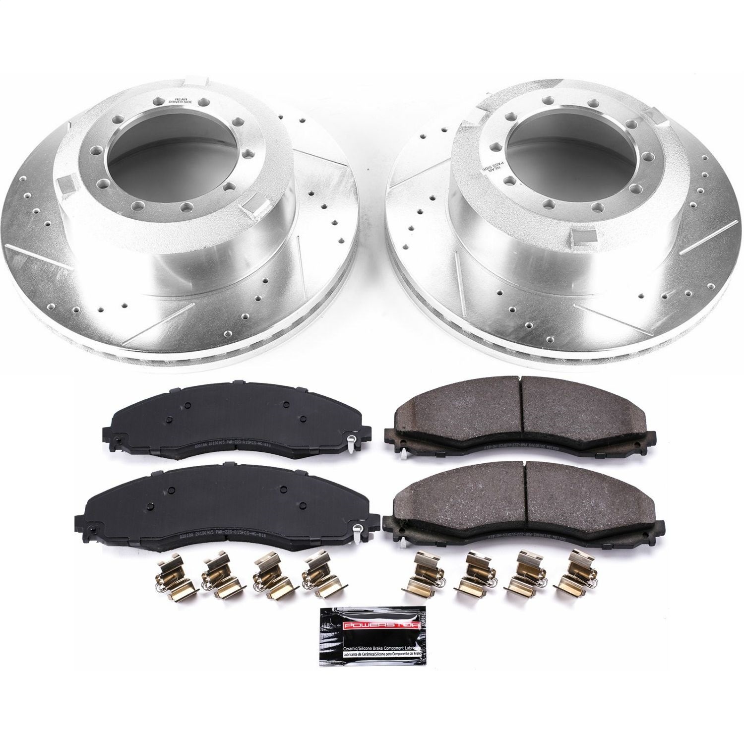 Power Stop - K7424-36 - Rear - Disc Brake Pad and Rotor Kit
